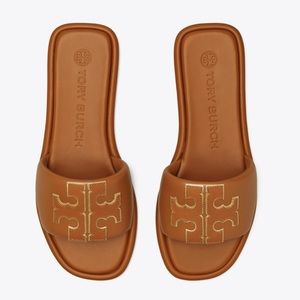 Tory Burch Double T Sport Slide